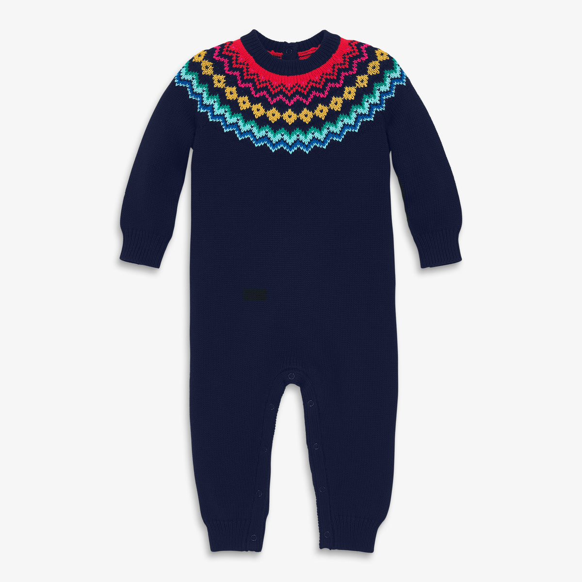 Baby cozy fleece zip romper