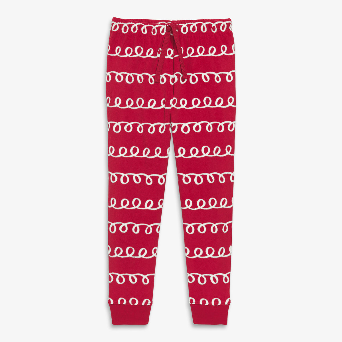 Women's Pocket Claret Red Polar Fleece Pajama Pants – rakeya
