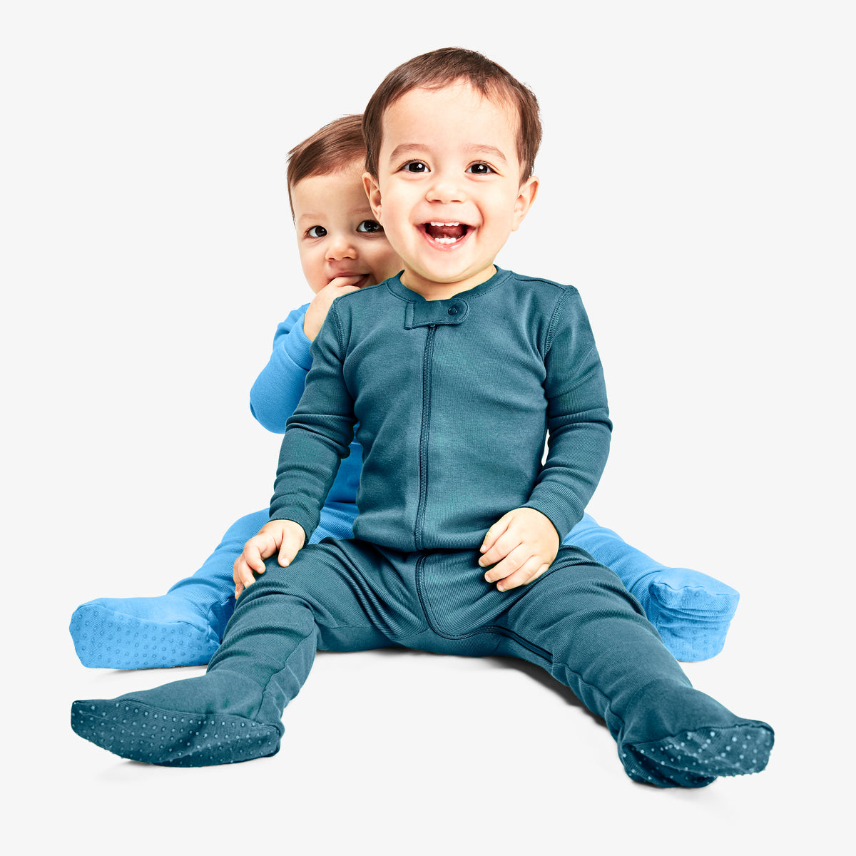 Reverse zipper baby online pajamas