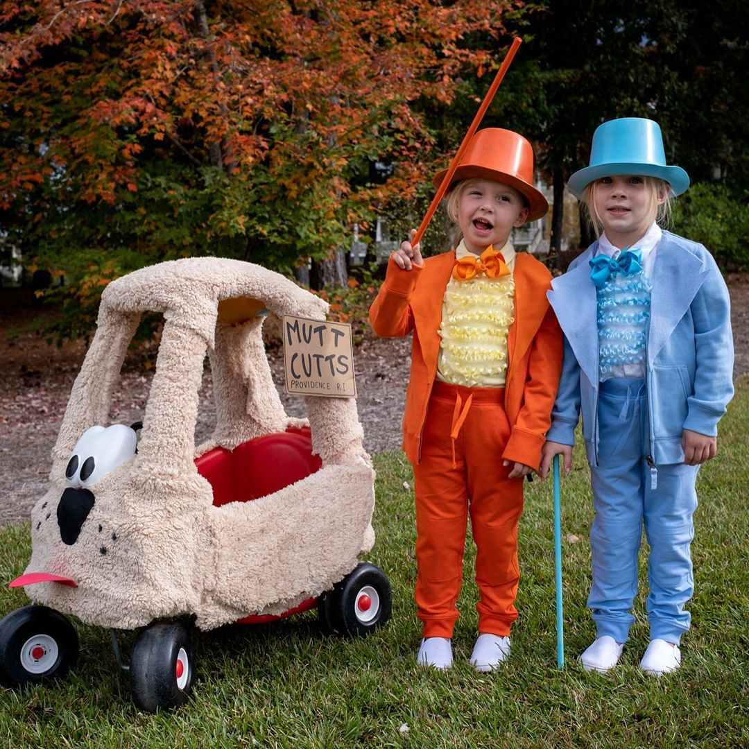 The Cutest DIY Dumb and Dumber Kids Costume | Primary.com | Primary.com