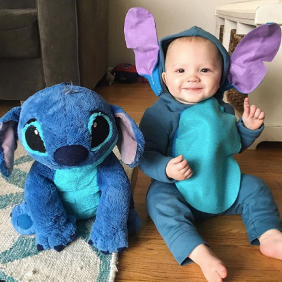 DIY Stitch baby Costume